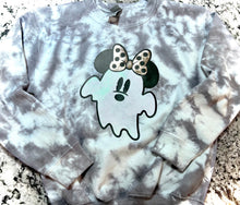 Load image into Gallery viewer, Minnie Ghost- Tie Dye Sweatshirt
