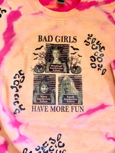 Load image into Gallery viewer, Bad Girls Halloween Sweatshirt | Bleached | Halloween
